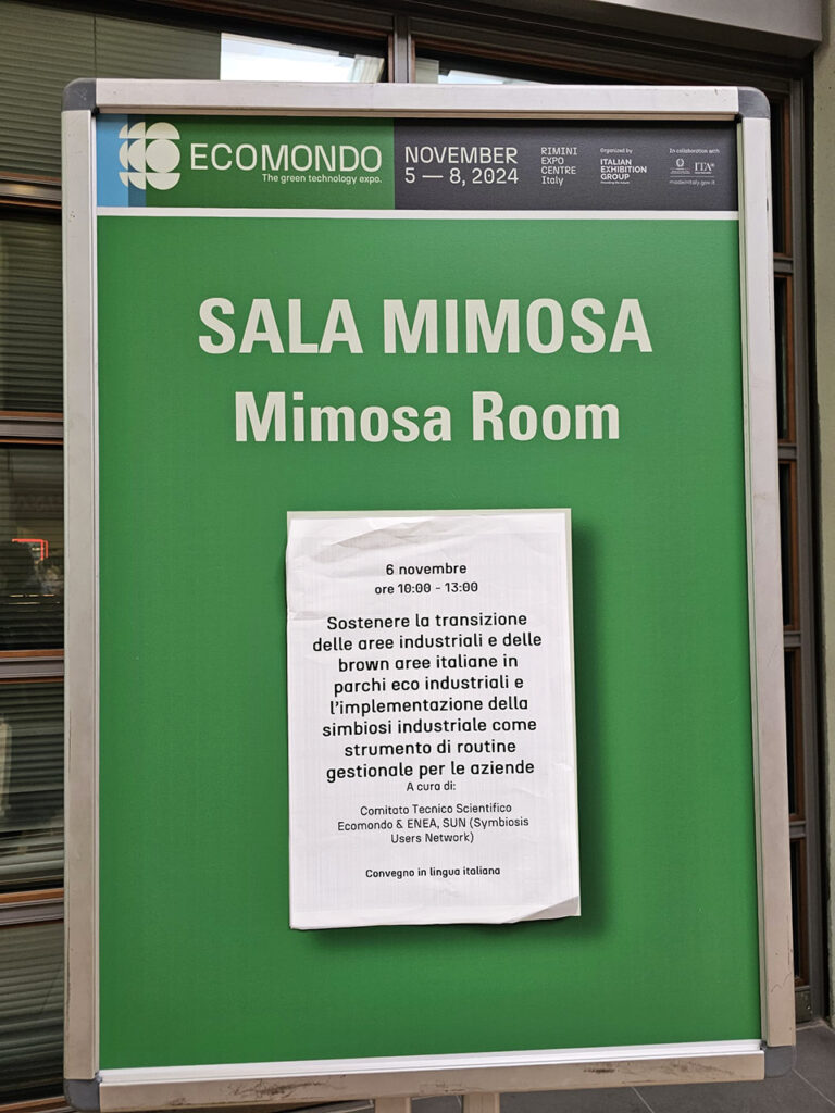 Ecomondo 2024 会议，意大利里米尼含羞草厅